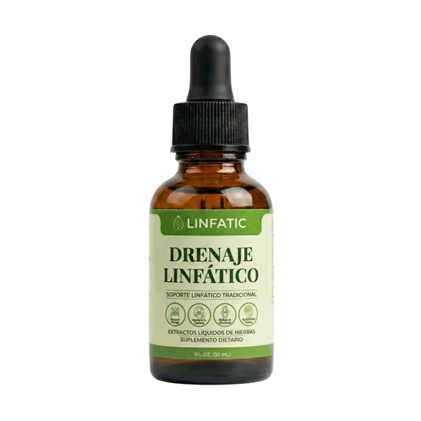 Linfatic gotas herbales en frasco con gotero de 30 ml